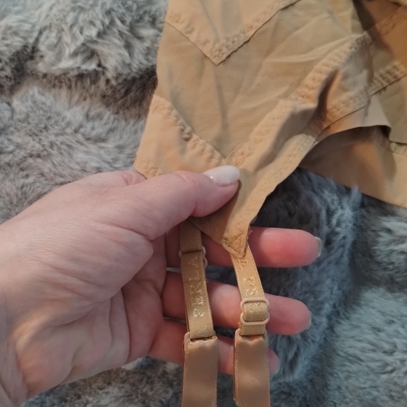 La Perla Beige Suspender In Nude Sz US S UK 12 - Picture 7 of 10